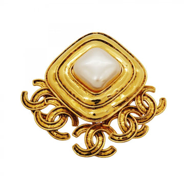 Chanel Cc Logo Brooch Metal