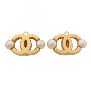 Chanel Cc Logo Clip-On Earrings Metal