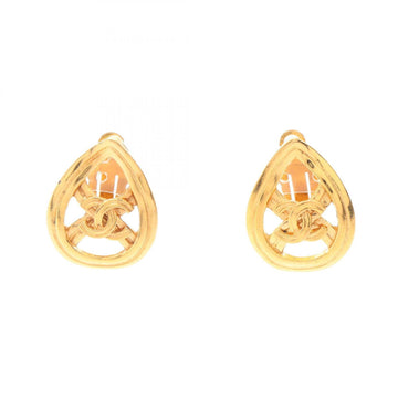 Chanel Cc Logo Clip-On Earrings Metal