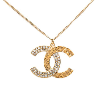 Chanel Cc Logo Chain Pendant Necklace