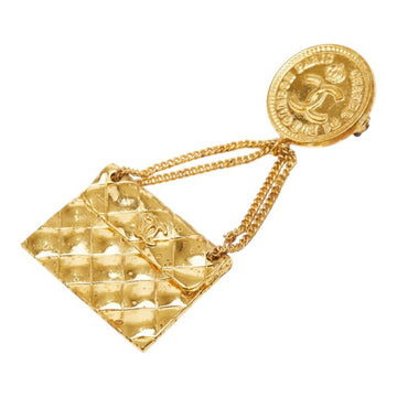 Chanel Cc Logo Brooch Metal