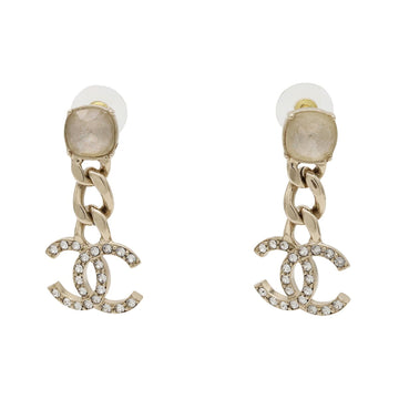 Chanel Cc Logo Earrings Metal