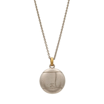 Chanel Cc Logo Round Chain Pendant