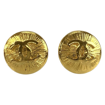 Chanel Cc Logo Clip-On Earrings Metal