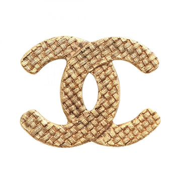 Chanel Cc Logo Brooch Metal