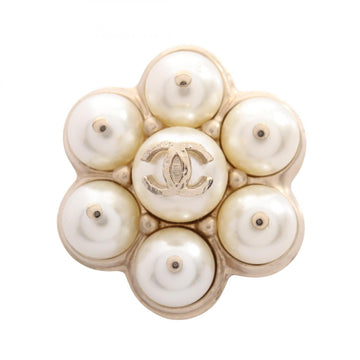 Chanel Cc Logo Brooch Metal
