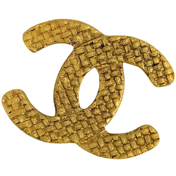Chanel Cc Logo Brooch Metal