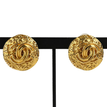 Chanel Cc Logo Clip-On Earrings Metal