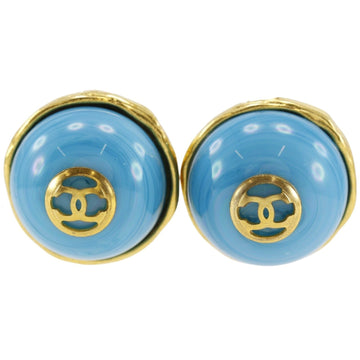 Chanel Cc Logo Clip-On Earrings Metal