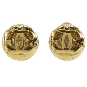 Chanel Cc Logo Clip-On Earrings Metal