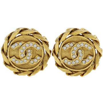 Chanel Cc Logo Clip-On Earrings Metal