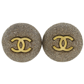 Chanel Cc Logo Clip-On Earrings Metal