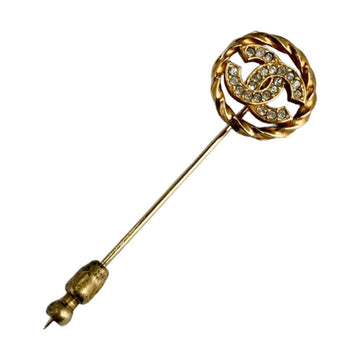 Chanel Cc Logo Brooch Metal