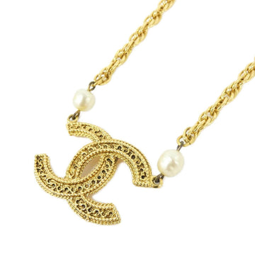 Chanel Pendant Necklace Metal And