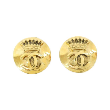 Chanel Clip-On Earrings Gold-