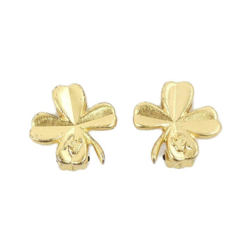 Chanel Clip-On Earrings Gold-