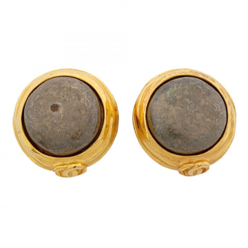 Chanel Cc Logo Clip-On Earrings Metal