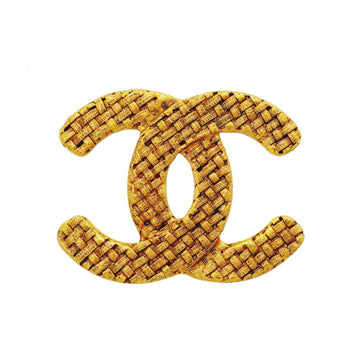 Chanel Cc Logo Brooch Metal