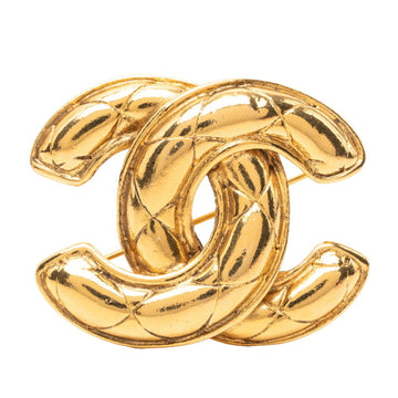 Chanel Cc Logo Brooch Metal