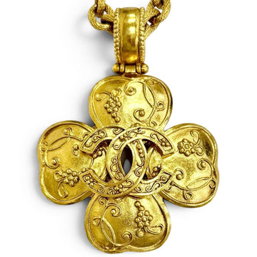 Chanel Cc Logo Chain Heart Pendant