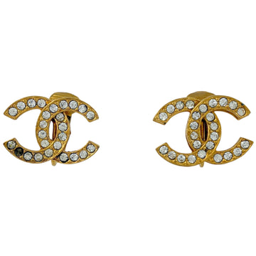 Chanel Cc Logo Clip-On Earrings Metal