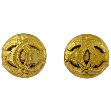 Chanel Cc Logo Clip-On Earrings Metal