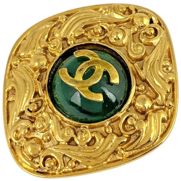 Chanel Cc Logo Brooch Metal