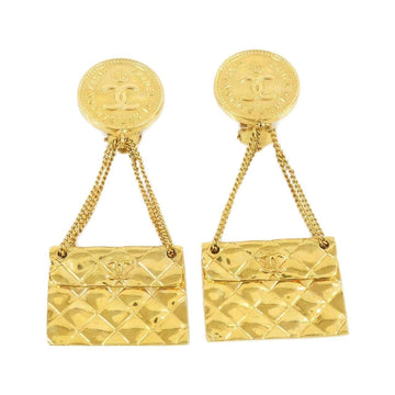 Chanel Earrings Gold-Tone Metal