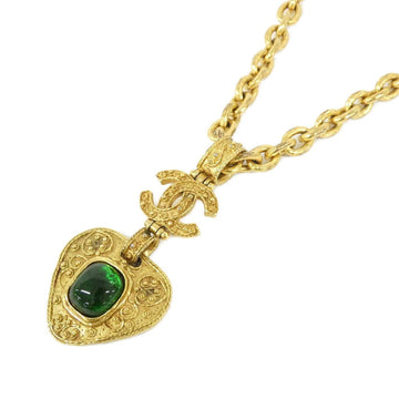 Chanel Pendant Necklace Metal Gold And