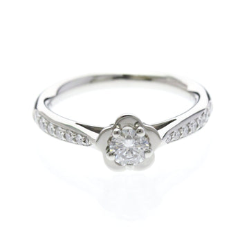 Chanel Camellia Ring Platinum With