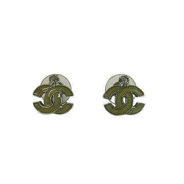 Chanel Coco Yellow Green Silver Hardware