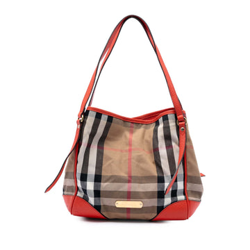 Burberry Small House Check Canvas Bridle