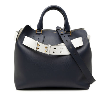 Burberry Medium Bicolor Leather Marais