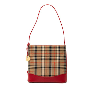 Burberry Haymarket Check Canvas Shoulder