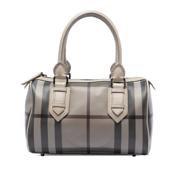 Burberry Smoke Check Coated Canvas