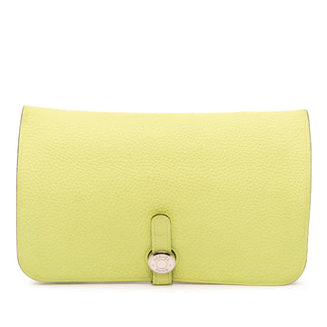Hermès Togo Dogon Duo Wallet Gm Pre-
