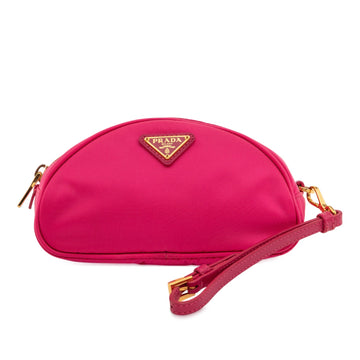 Prada Tessuto Pouch Pre-Loved Hot Pink