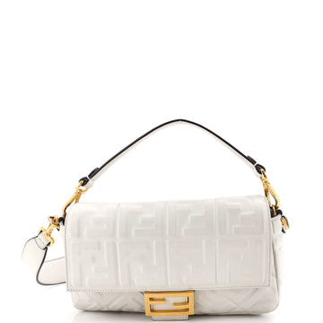 Fendi Baguette Nm Bag Zucca Embossed