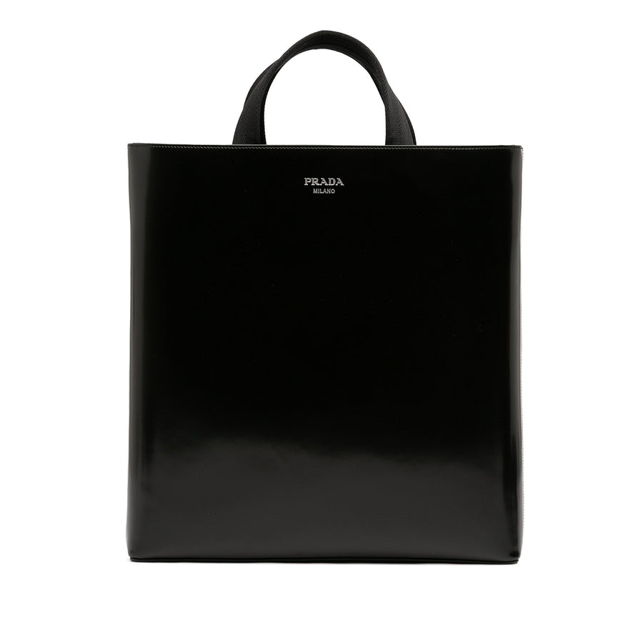 Prada Spazzolato Tote Pre-Loved Black