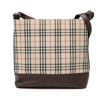 Burberry House Check Canvas Shoulder Bag