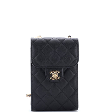 Chanel Cc Flap Phone Holder Crossbody