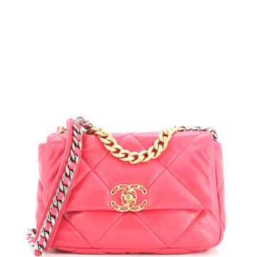 Chanel 19 Flap Bag Quilted Leather