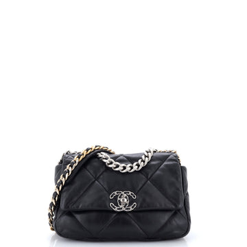 Chanel 19 Flap Bag Quilted Leather