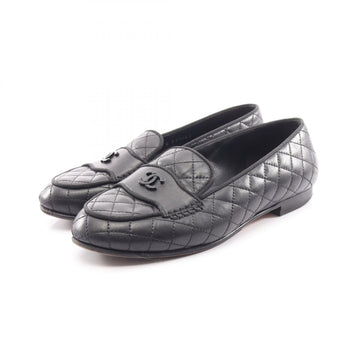 Chanel Matelasse Coco Mark Loafers Shoes