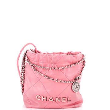 Chanel 22 Chain Hobo Quilted Calfskin