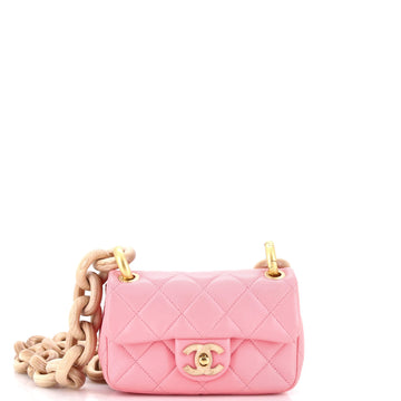 Chanel Wenge Wood Flap Bag Quilted