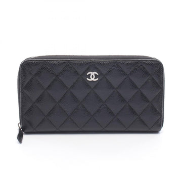 Chanel Classic Long Zip Wallet Matelasse