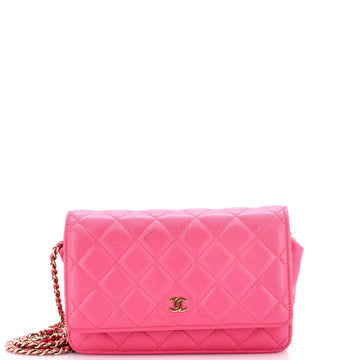 Chanel Wallet On Chain Quilted Caviar