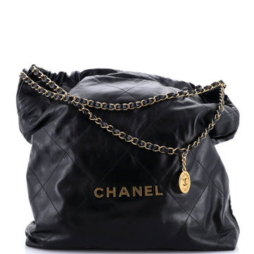 Chanel 22 Chain Hobo Quilted Calfskin
