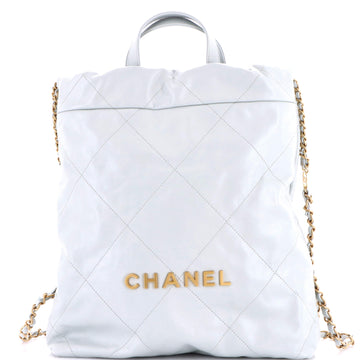Chanel 22 Chain Backpack Quilted